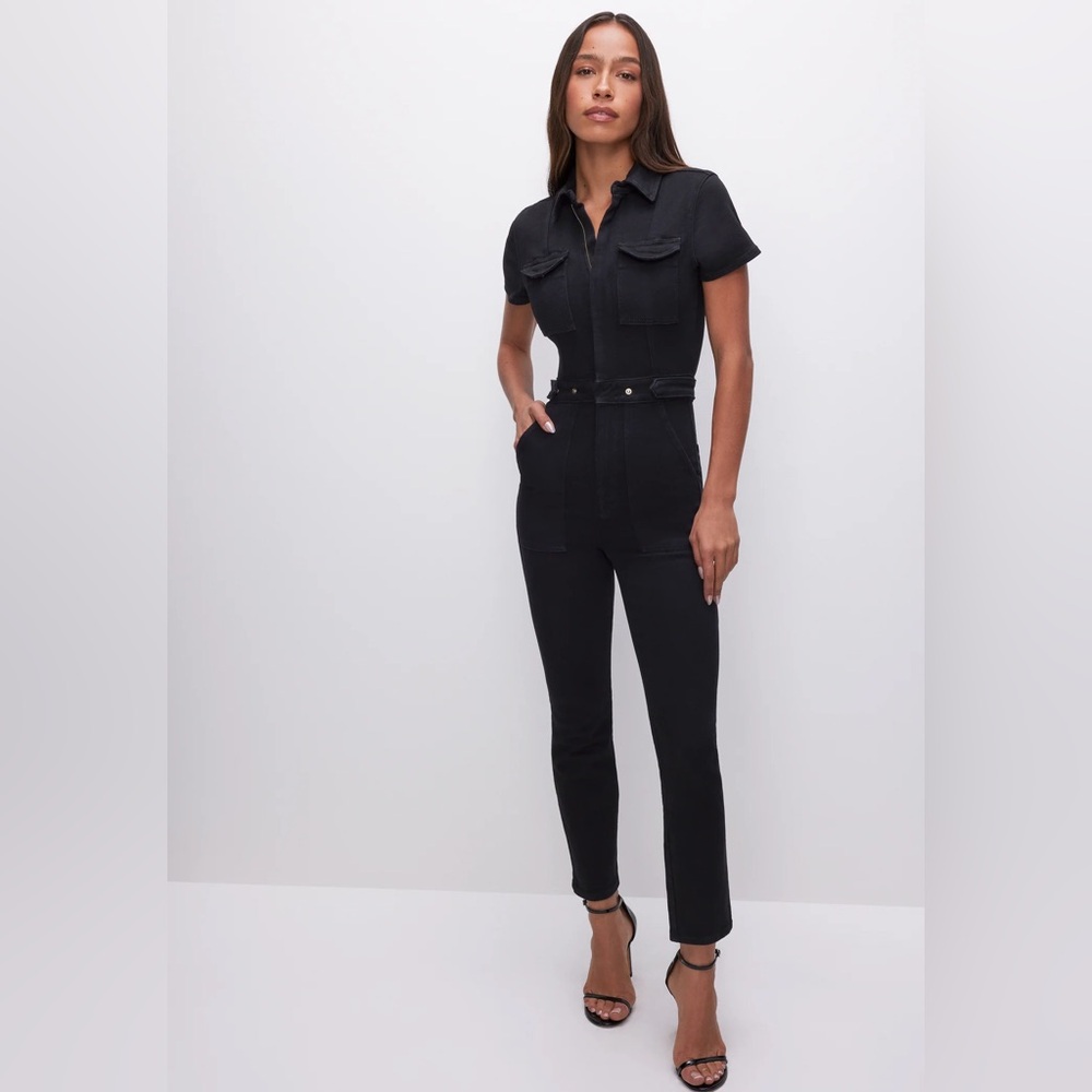 Good American Fit For Success Bootcut Jumpsuit